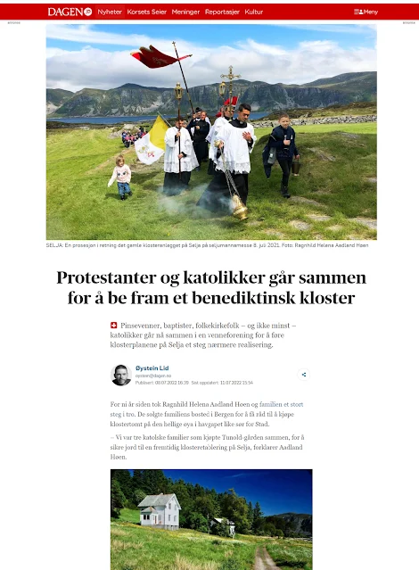 Dagen intervju venner av selja klostergard