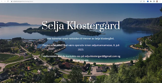 Seljaklostergard nettside